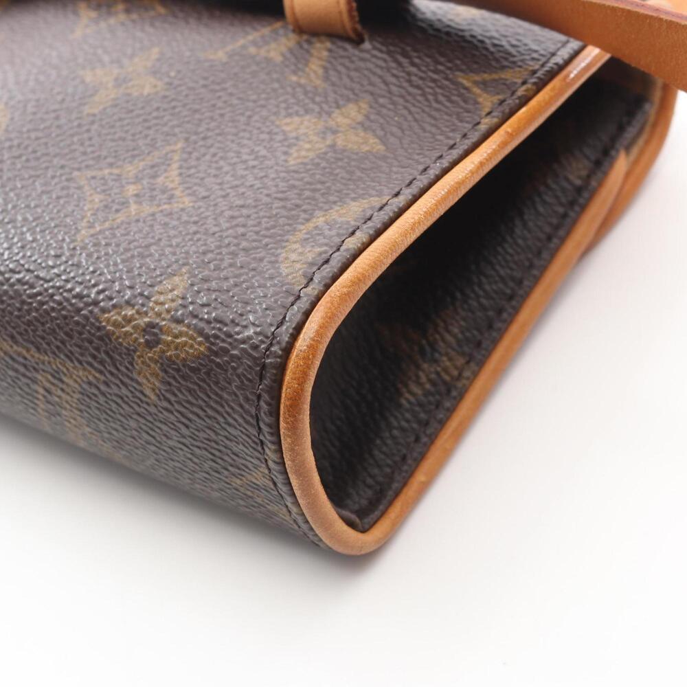 LOUIS VUITTON Authentic Brown Monogram Leather Pochette Fanny Pack - Picture 9 of 13